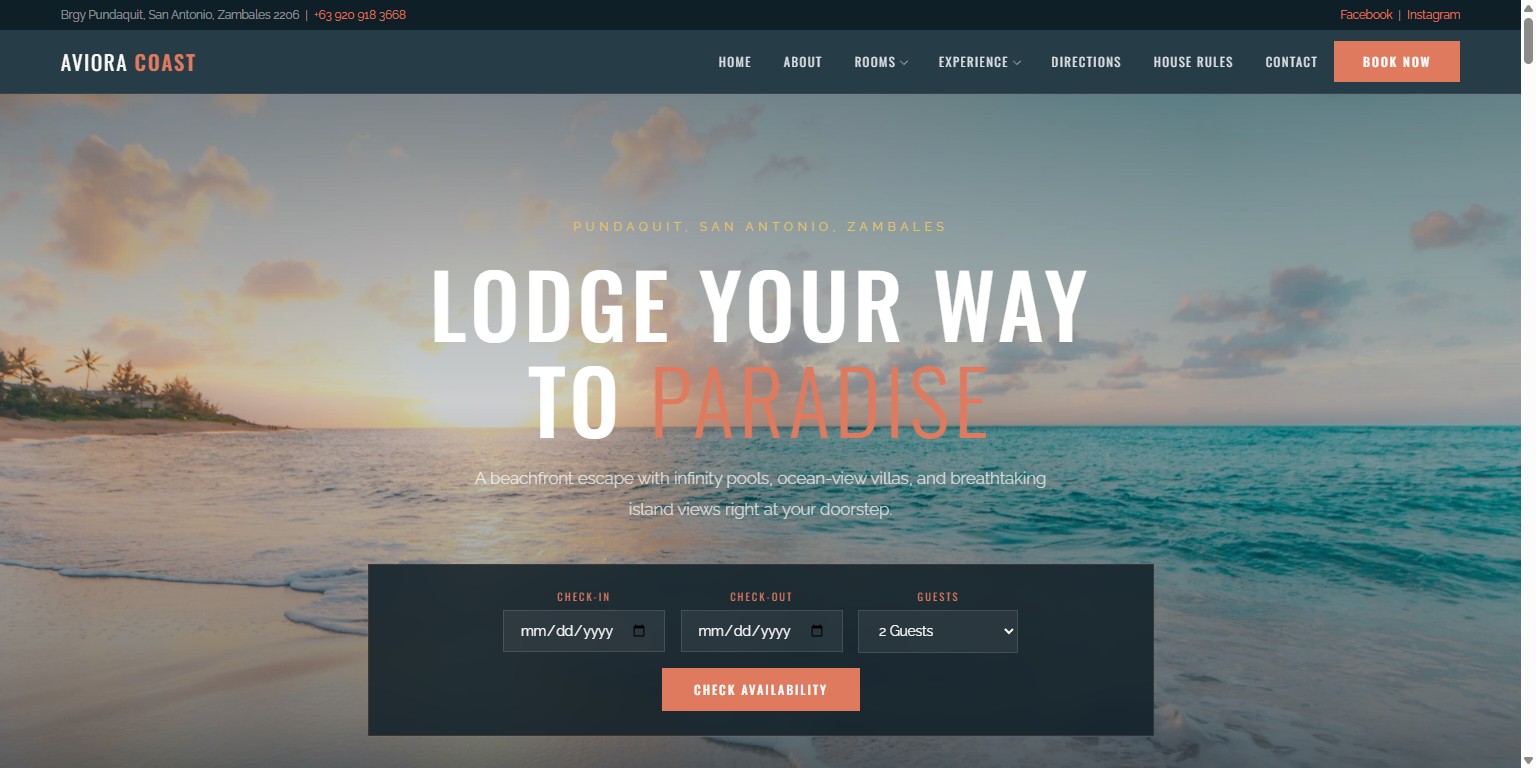 Luxury Beach Resort — Zambales